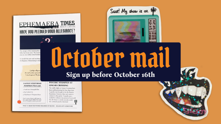 Mail Club – October reveal!